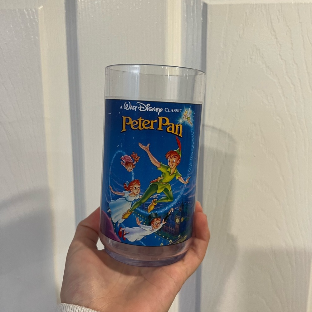 Peter Pan Disney Burger King Collector Series Plastic Cup 1990s 90s